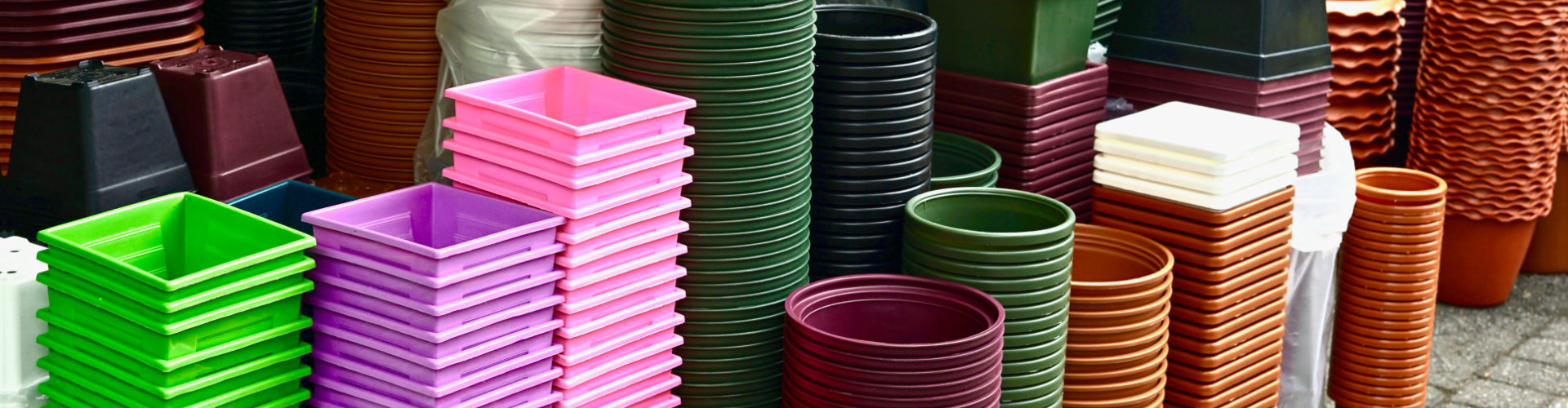 plastic pots